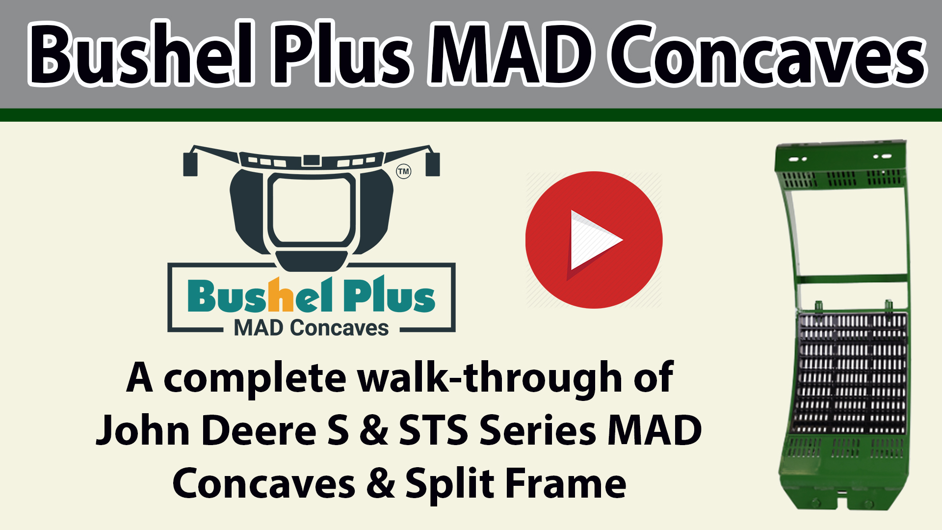 Bushel Plus MAD Concaves video
